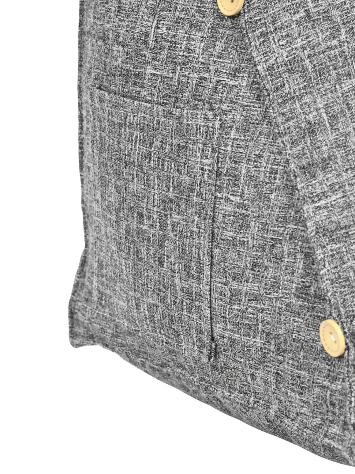 Rückenkissen mit Nackenrolle grau
