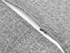Rückenkissen mit Nackenrolle grau