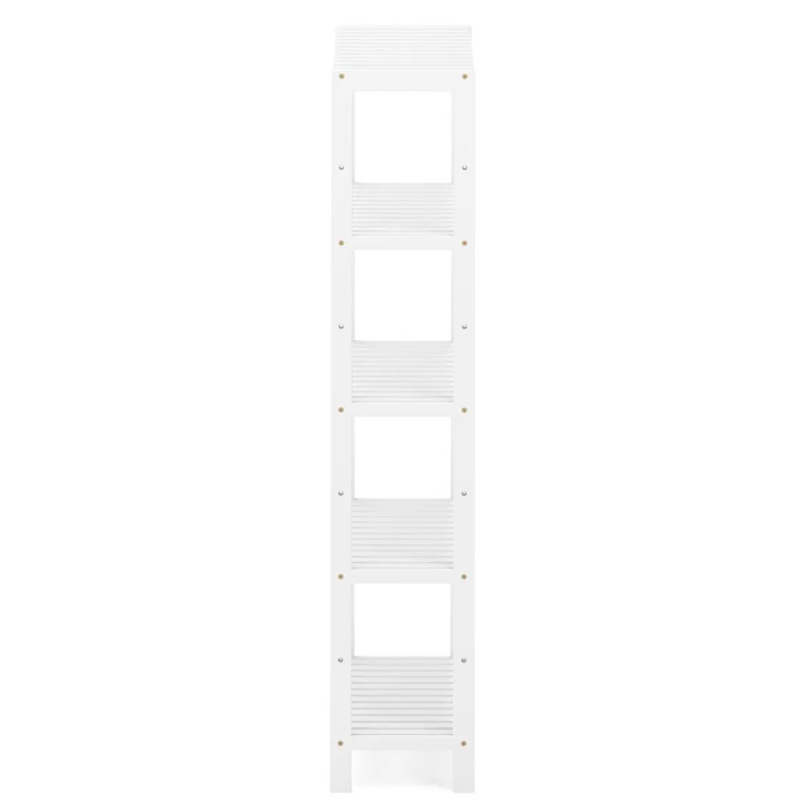 Regal Bambus 59 x 26 x 130 cm weiss