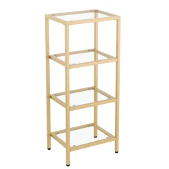 Regal Glas TYRO 40 x 95 cm gold
