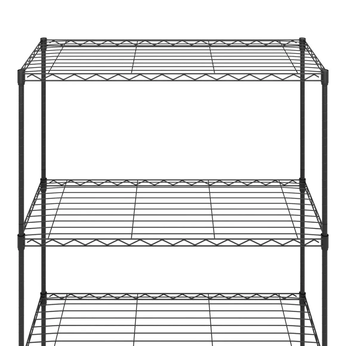Regal Metall höhenverstellbar 90 x 35 x 137 cm schwarz