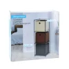 Regal Metall mit Aufbewahrungsboxen 35 x 35 x 102 cm | GONSER.CH
