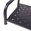 Regal Metall 62 x 30 x 107 cm schwarz