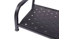 Regal Metall 62 x 30 x 107 cm schwarz