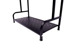 Regal Metall 62 x 30 x 107 cm schwarz