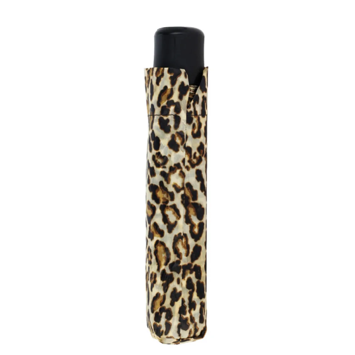 Regenschirm klein manuell Leopard 95 cm