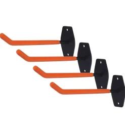 Reifen Wandhalterung 4er Set 25 x 9 cm orange