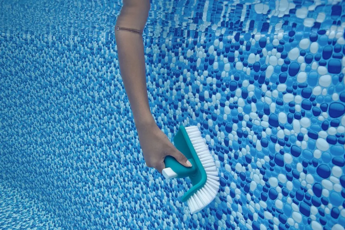 Reinigungsbürste Poolbürste drehbar AquaScrub