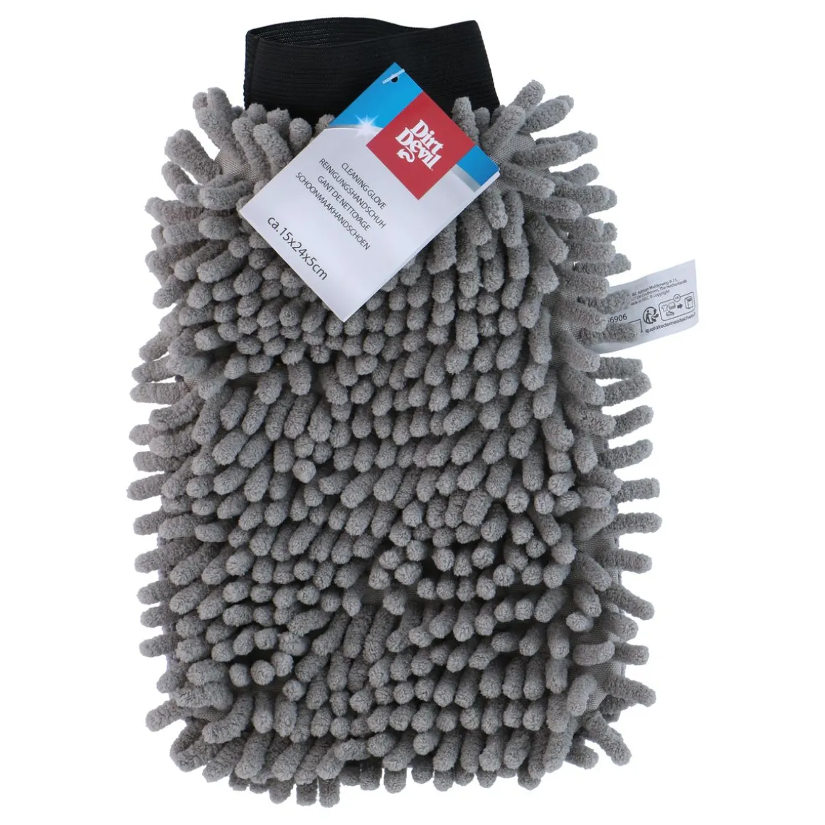 Reinigungshandschuh grau/schwarz