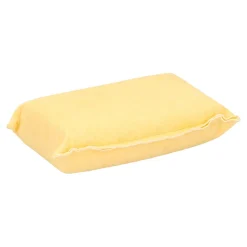 Reinigungsschwamm Leder 13 x 9 cm gelb