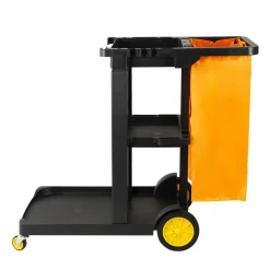 Reinigungswagen schwarz/orange