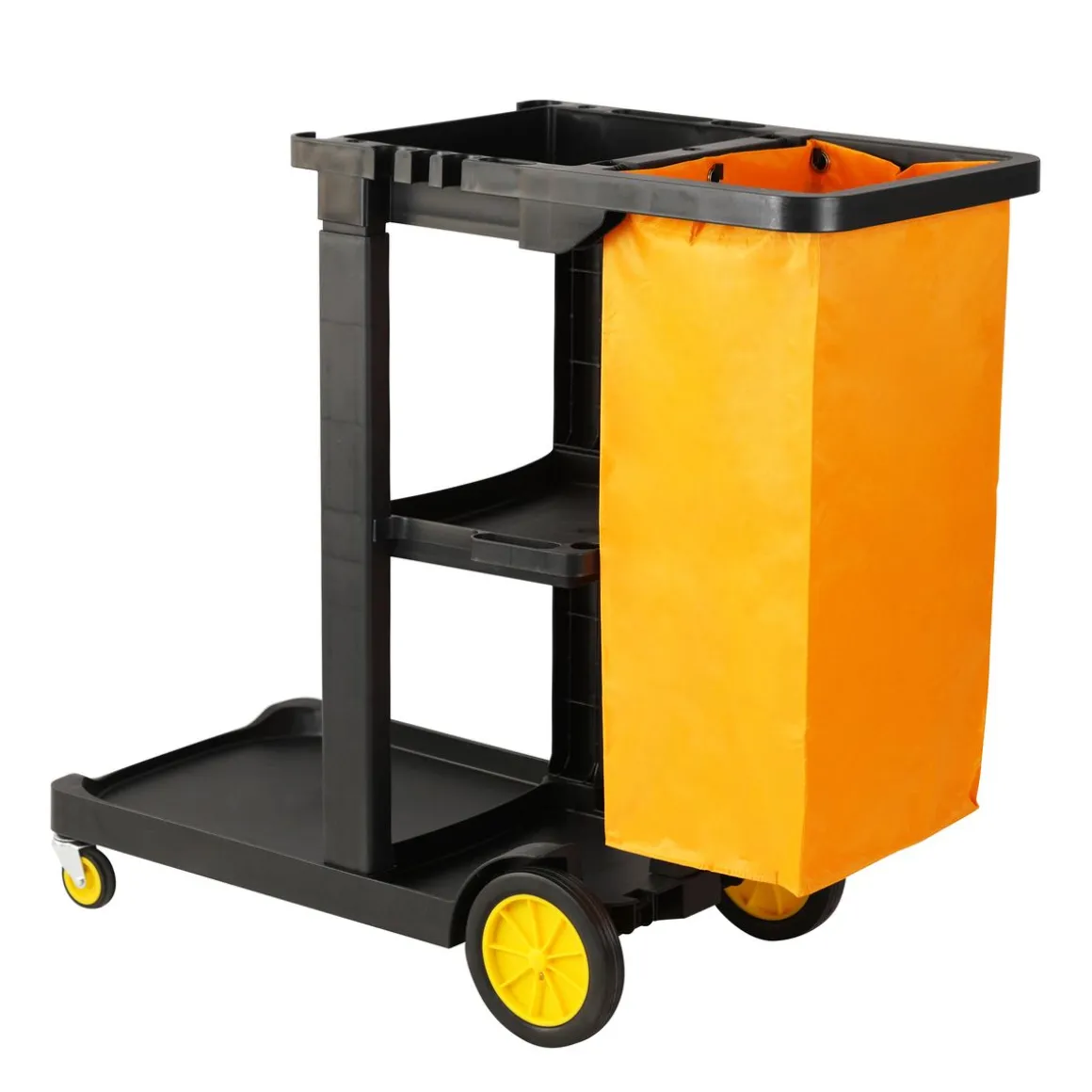 Reinigungswagen schwarz/orange