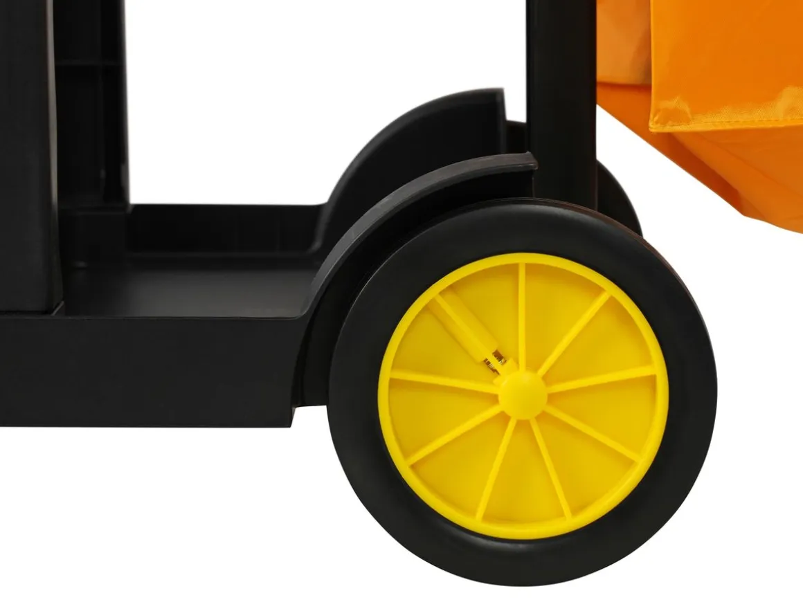 Reinigungswagen schwarz/orange