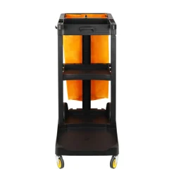 Reinigungswagen schwarz/orange