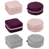 Reiseetui Samt für Schmuck 10 x 10 cm | GONSER.CH