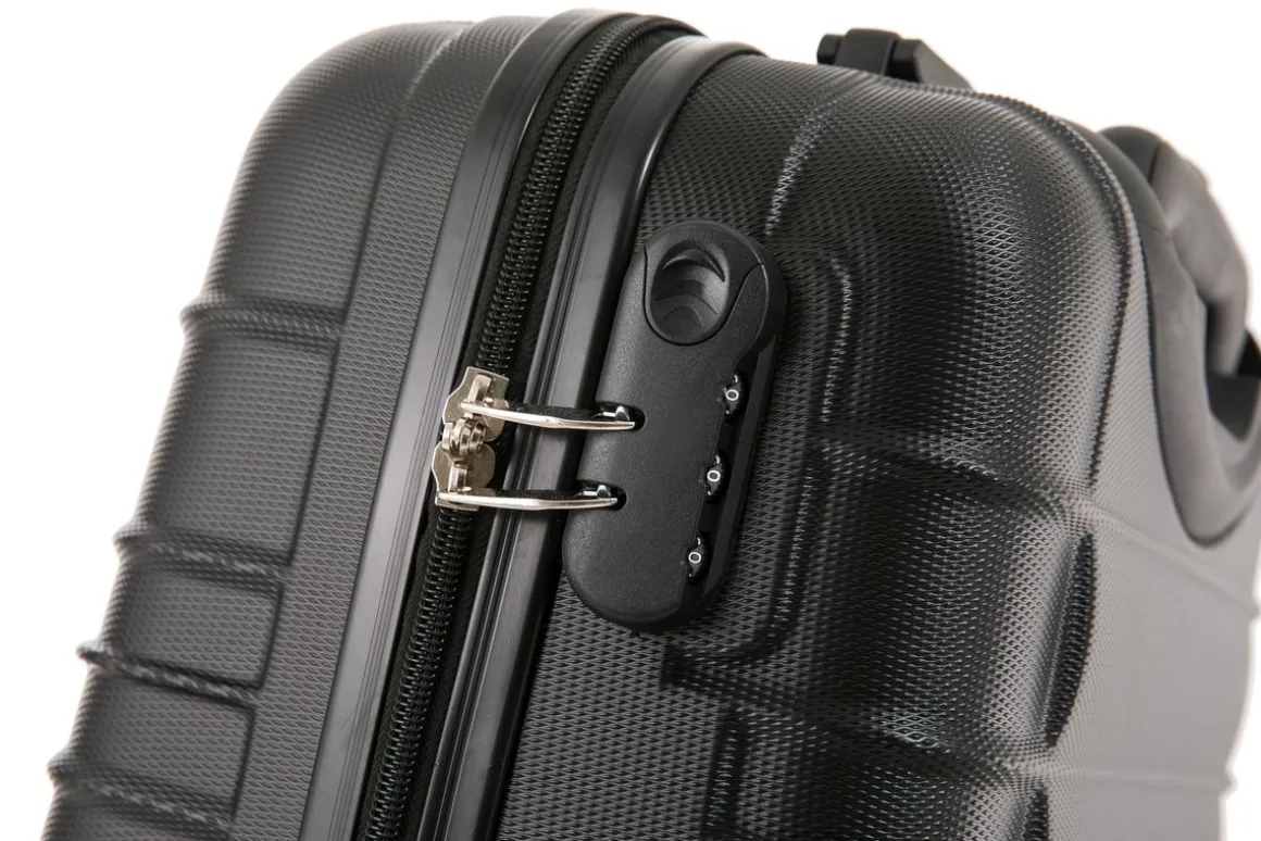Reisekoffer Hartschalenkoffer AVA 5er Set schwarz