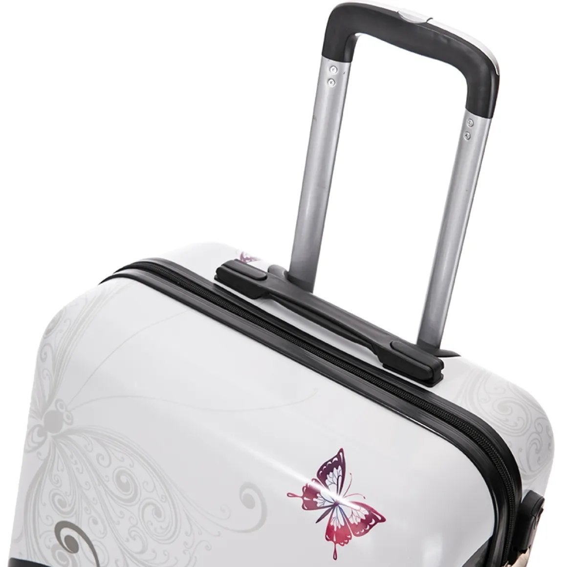 Reisekoffer Hartschalenkoffer BUTTERFLY 3er Set