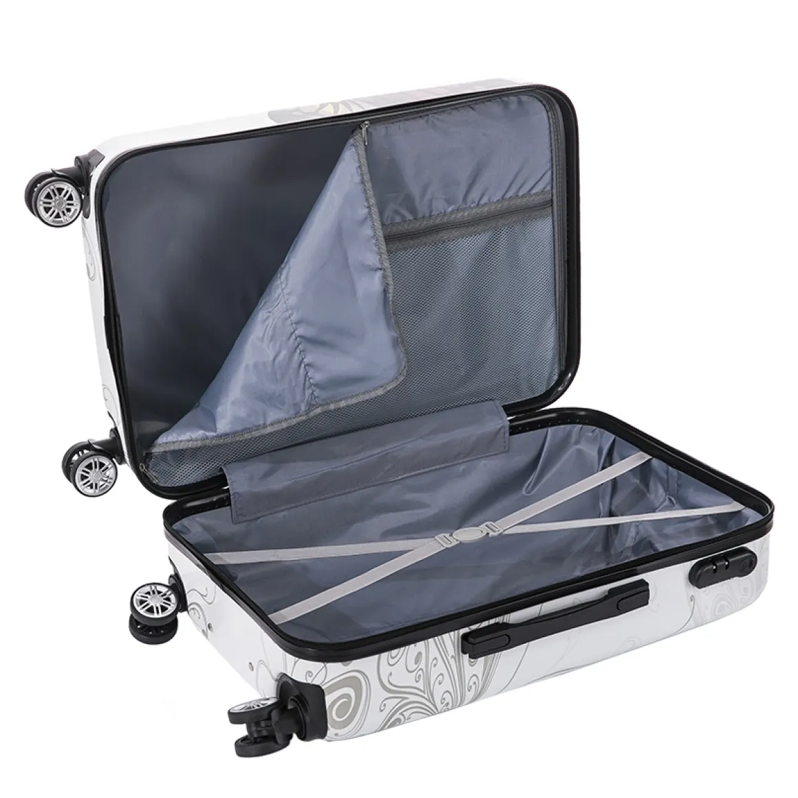 Reisekoffer Hartschalenkoffer BUTTERFLY 3er Set