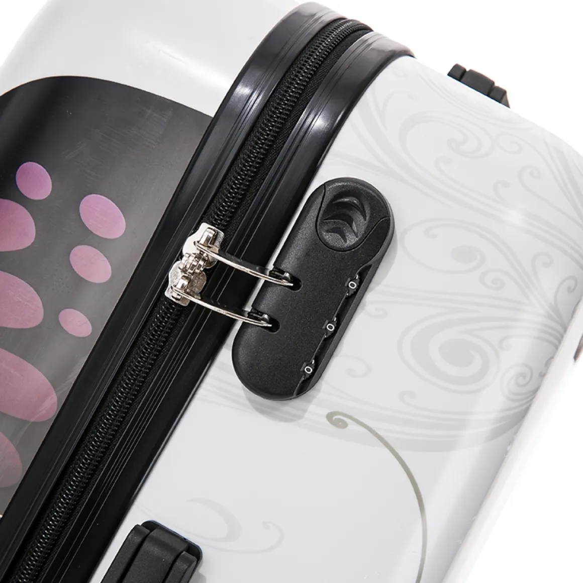 Reisekoffer Hartschalenkoffer BUTTERFLY 3er Set