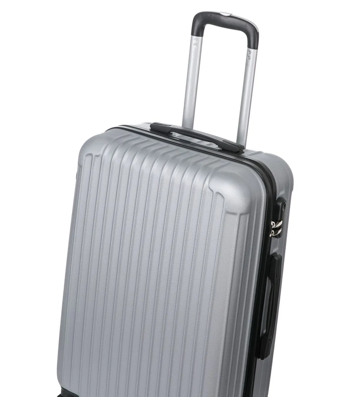 Reisekoffer Hartschalenkoffer LINN 5er Set silber