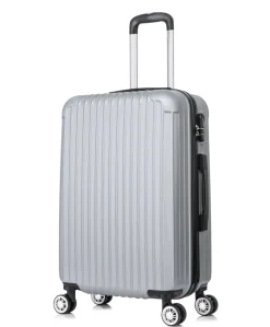 Reisekoffer Hartschalenkoffer LINN 5er Set silber