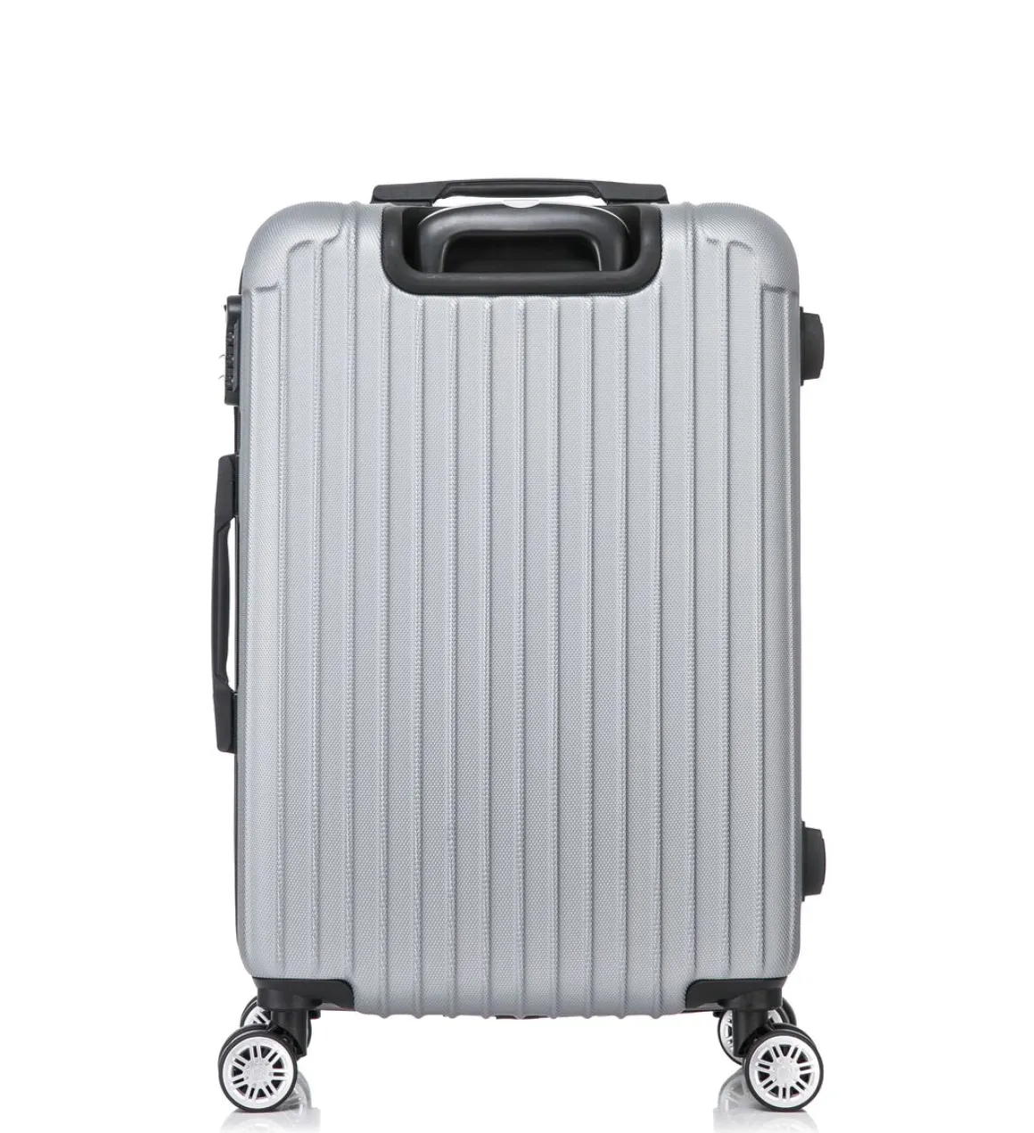 Reisekoffer Hartschalenkoffer LINN 5er Set silber