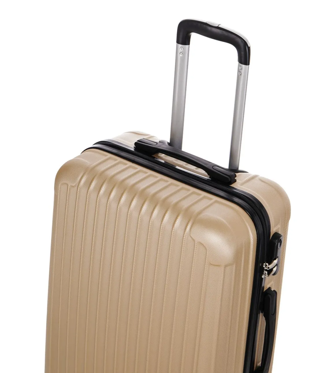 Reisekoffer Hartschalenkoffer LINN 3er Set champagner