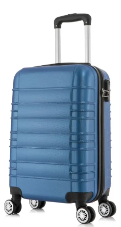 Reisekoffer Hartschalenkoffer AVA 5er Set blau