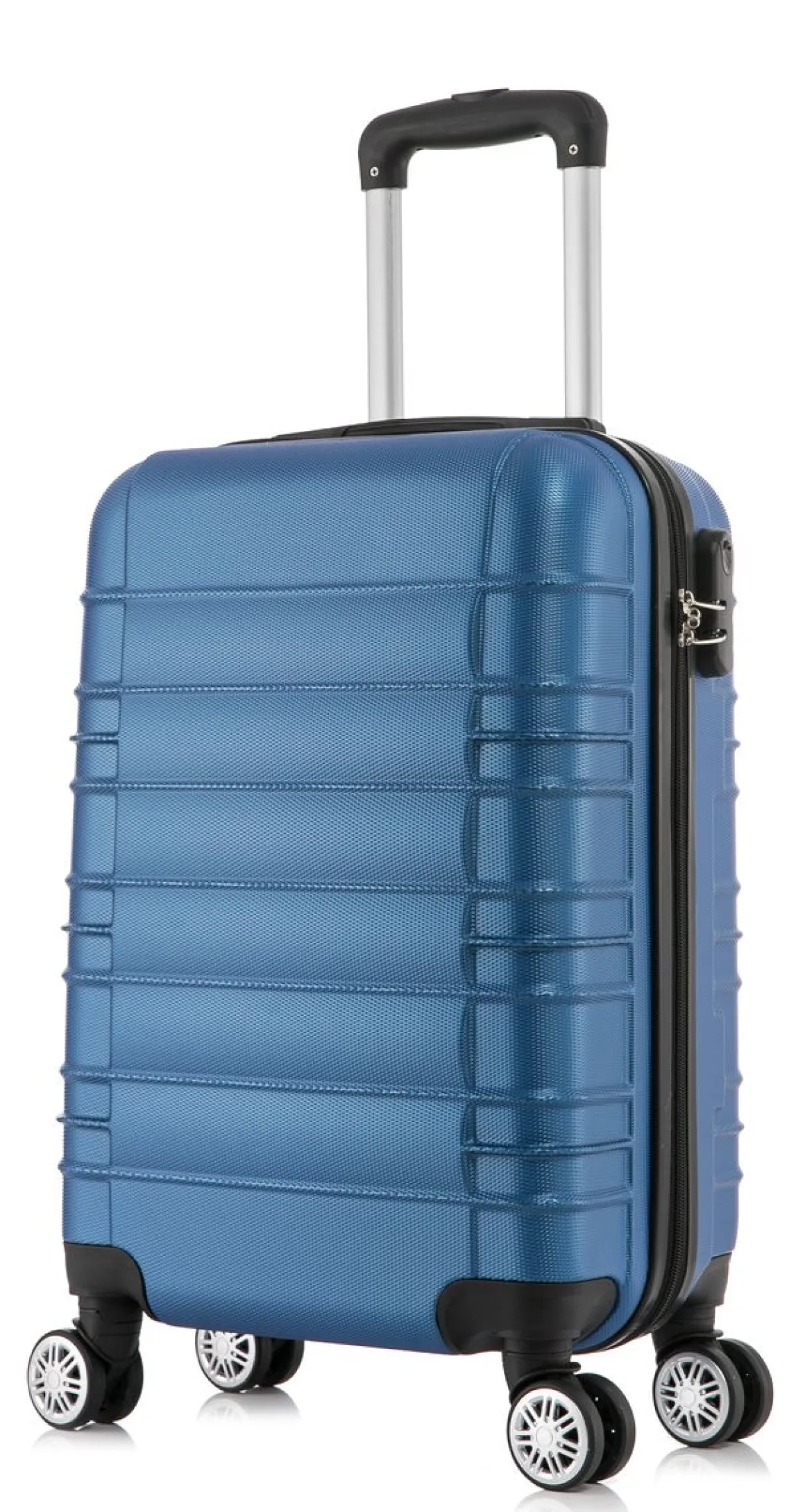Reisekoffer Hartschalenkoffer AVA 5er Set blau
