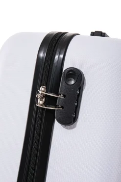 Reisekoffer Hartschalenkoffer AMY Grösse M weiss