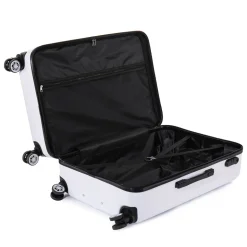 Reisekoffer Hartschalenkoffer AMY 3er Set weiss