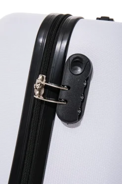 Reisekoffer Hartschalenkoffer AMY 3er Set weiss