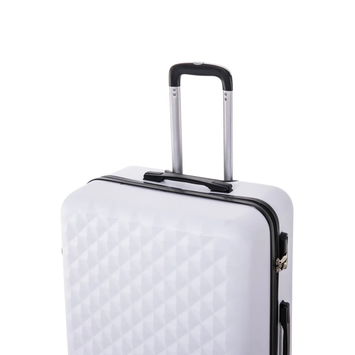 Reisekoffer Hartschalenkoffer AMY 3er Set weiss