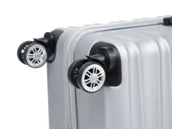 Reisekoffer Hartschalenkoffer DUNE Grösse XL silber