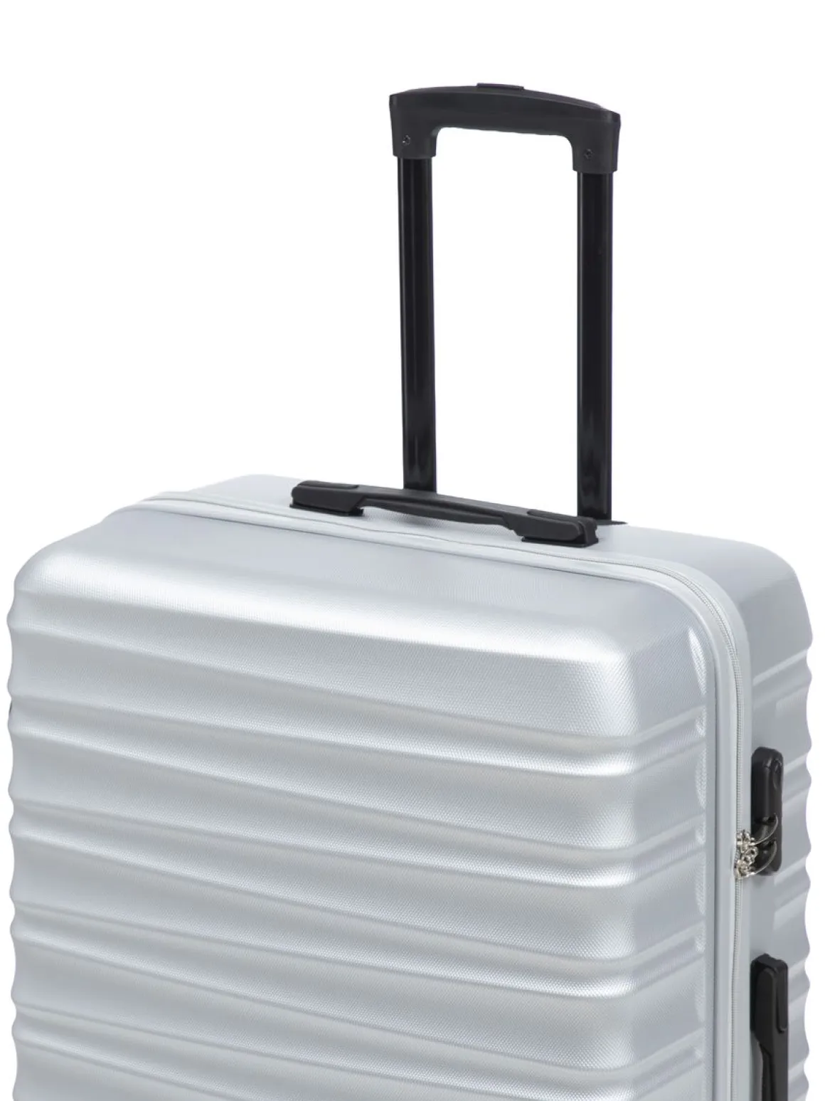 Reisekoffer Hartschalenkoffer DUNE Grösse XL silber