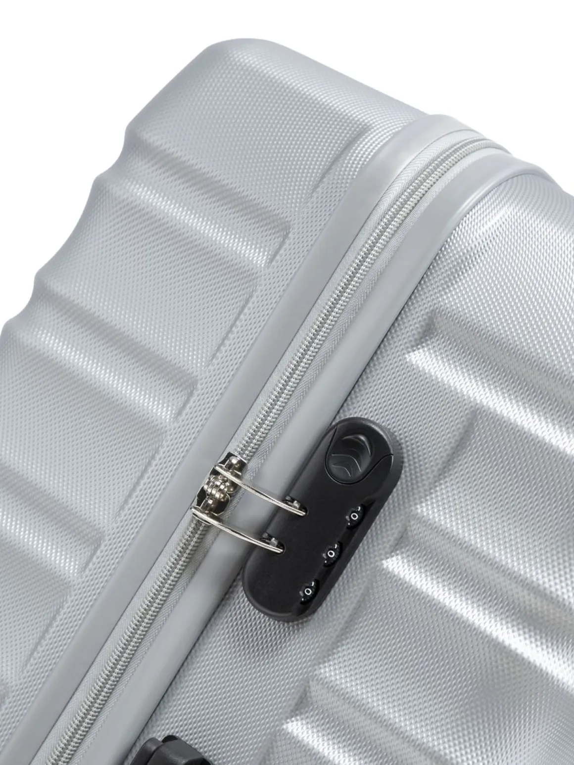 Reisekoffer Hartschalenkoffer DUNE Grösse XL silber