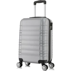 Reisekoffer Hartschalenkoffer AVA Grösse XL silber