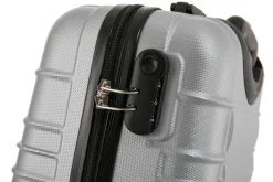 Reisekoffer Hartschalenkoffer AVA Grösse XL silber