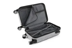Reisekoffer Hartschalenkoffer AVA Grösse XL silber