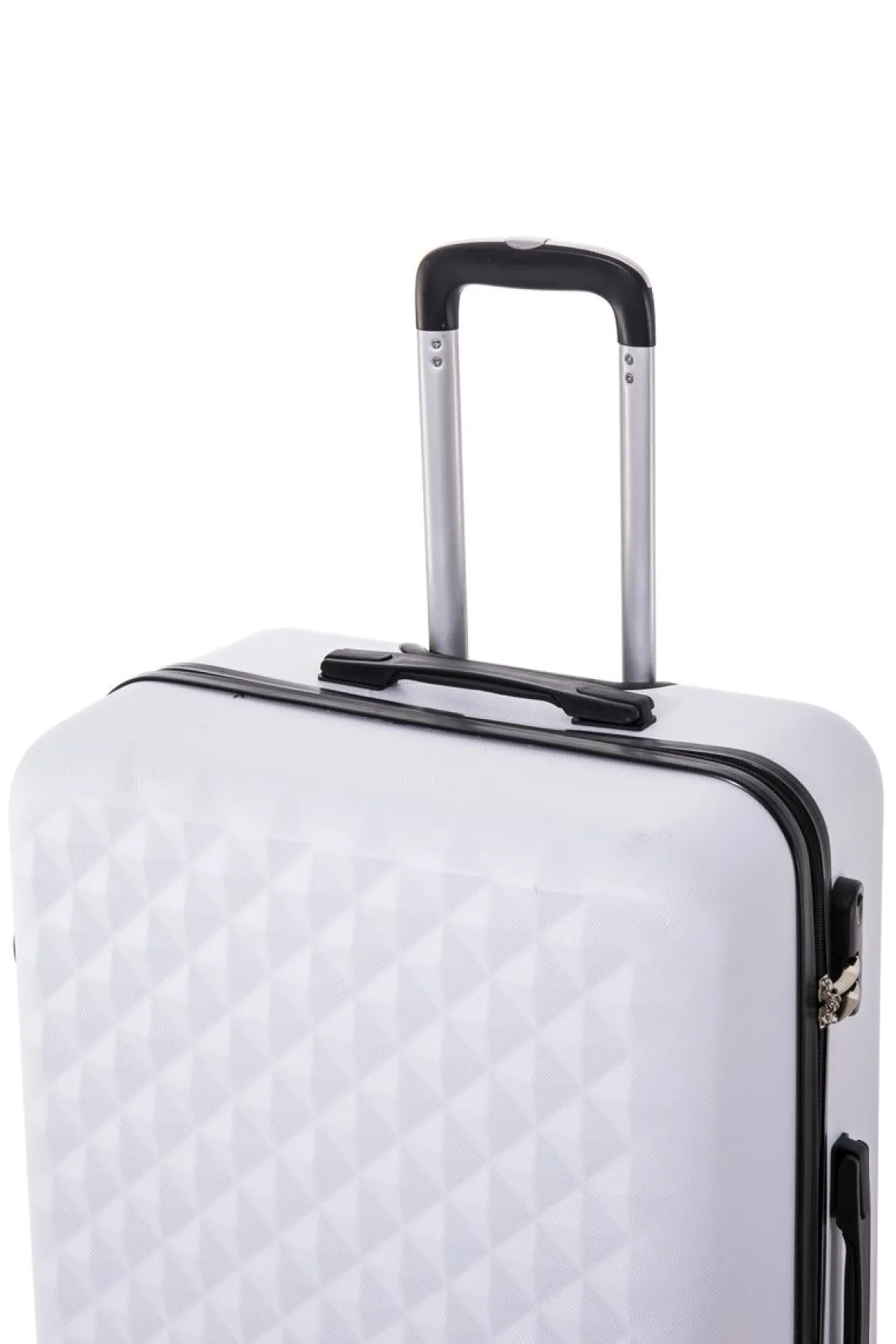 Reisekoffer Hartschalenkoffer AMY 5er Set weiss