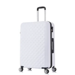 Reisekoffer Hartschalenkoffer AMY 5er Set weiss