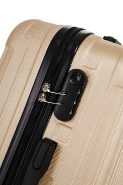Reisekoffer Hartschalenkoffer LINN 5er Set champagner