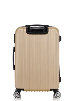 Reisekoffer Hartschalenkoffer LINN 5er Set champagner