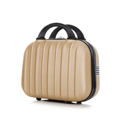 Reisekoffer Hartschalenkoffer LINN 5er Set champagner
