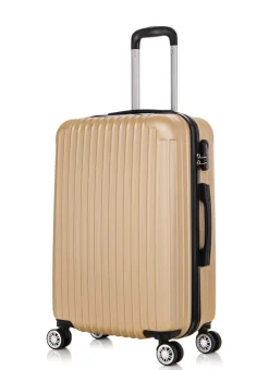 Reisekoffer Hartschalenkoffer LINN 5er Set champagner