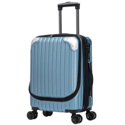 Reisekoffer Hartschalenkoffer mit Laptopfach LIMMA Grösse M blau