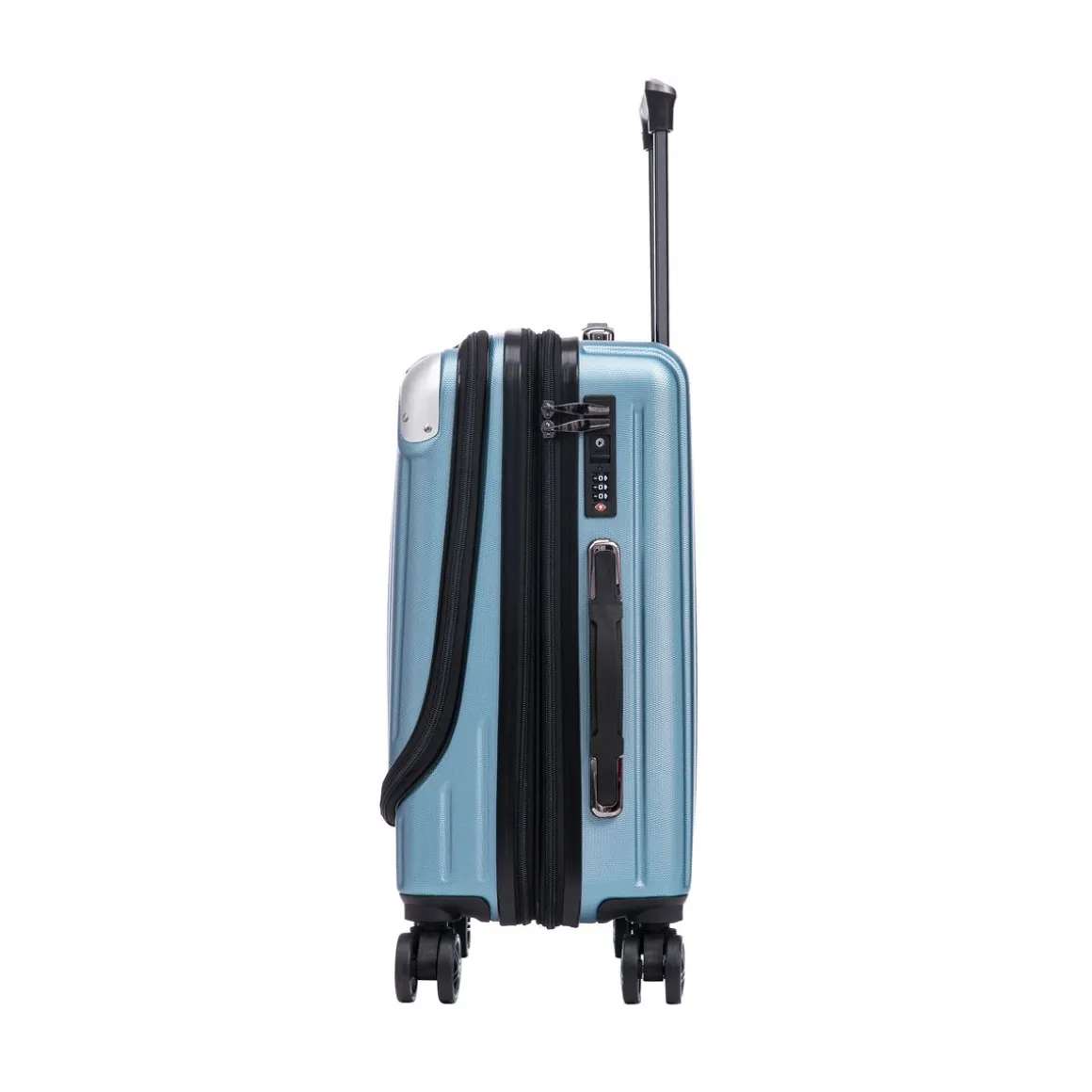 Reisekoffer Hartschalenkoffer mit Laptopfach LIMMA Grösse M blau