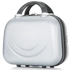 Reisekoffer Hartschalenkoffer AVA 5er Set silber