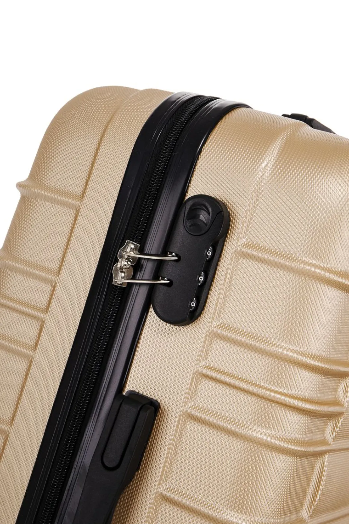 Reisekoffer Hartschalenkoffer AVA 5er Set champagner