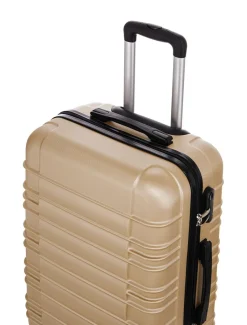 Reisekoffer Hartschalenkoffer AVA 5er Set champagner